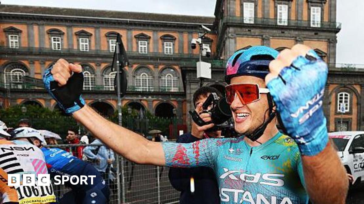 Ballerini Claims Giro d’Italia Stage Six After Chaos in Naples