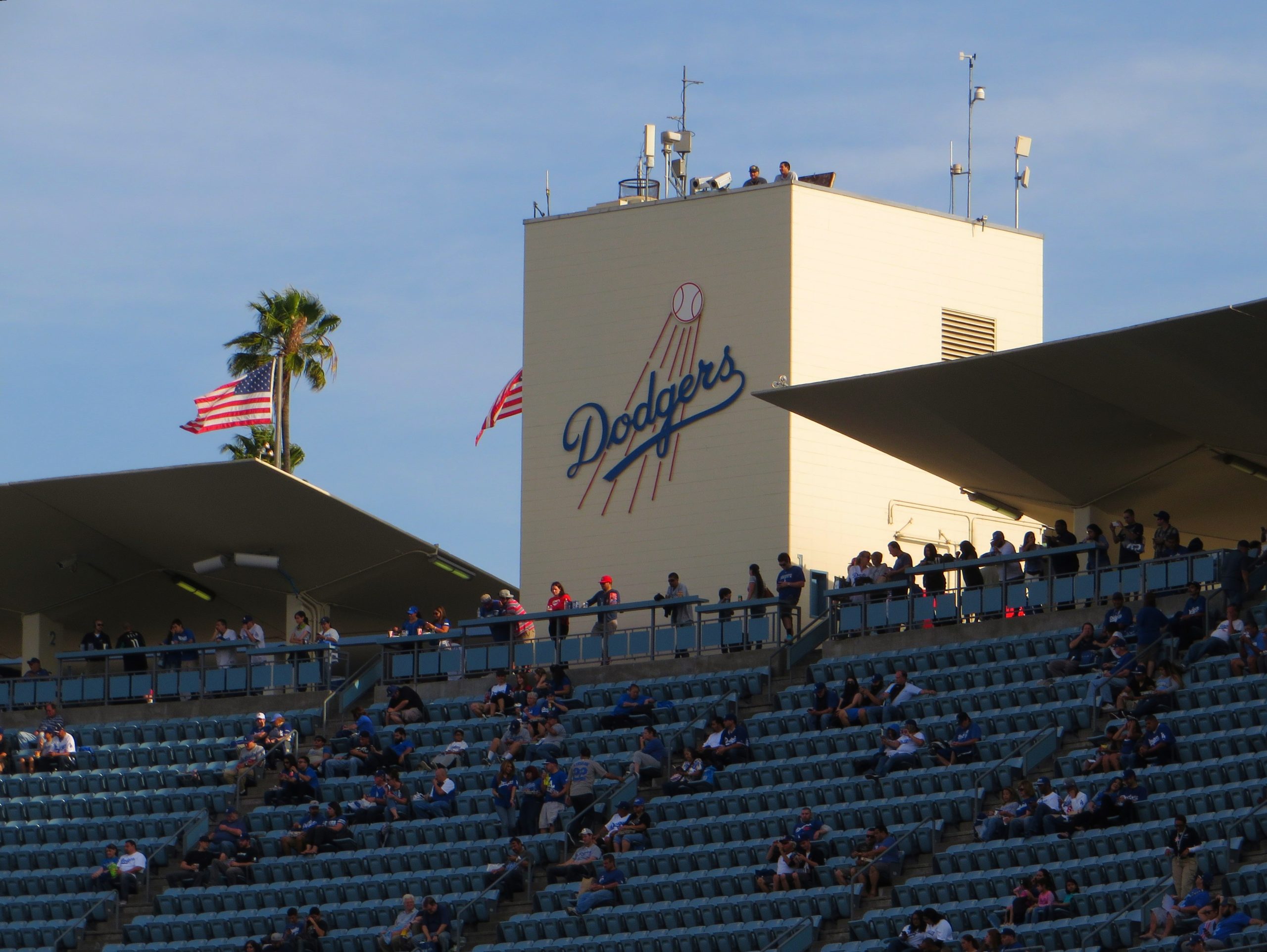 Los Angeles Angels players in the dugout during a baseball game