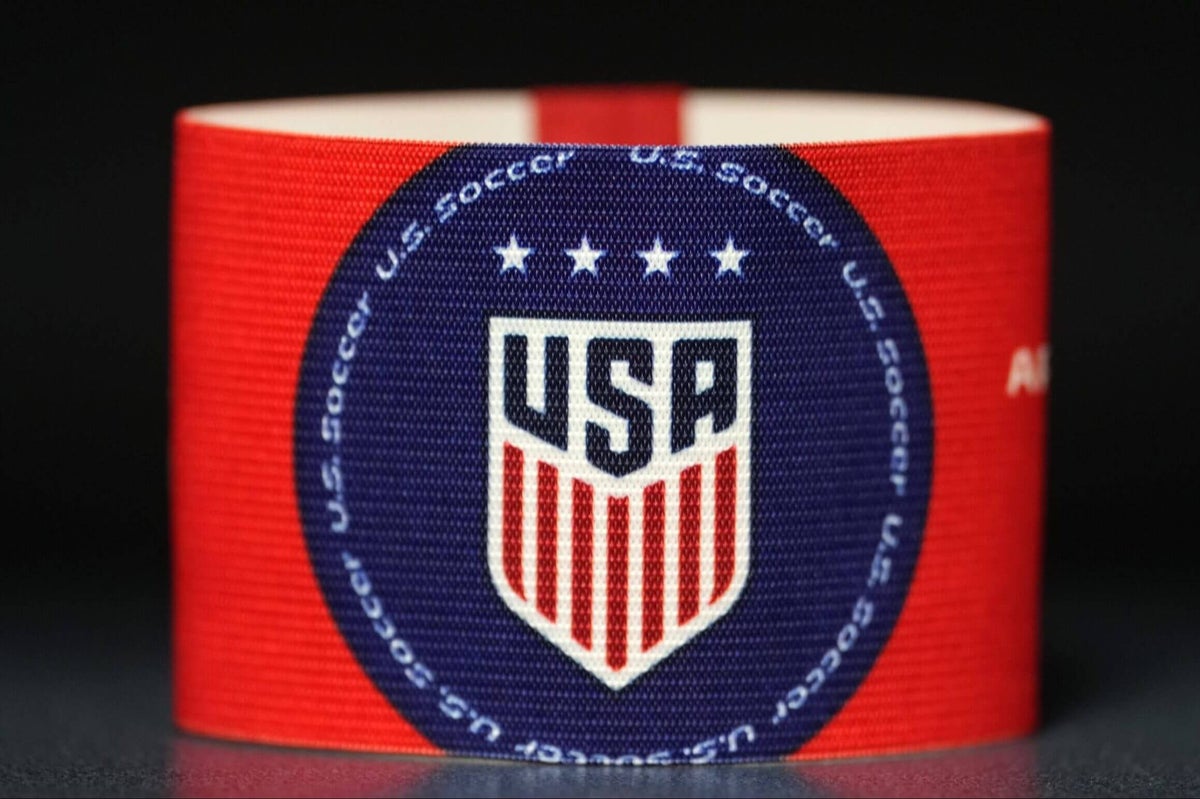 USMNT captain Tim Ream in a soccer training session