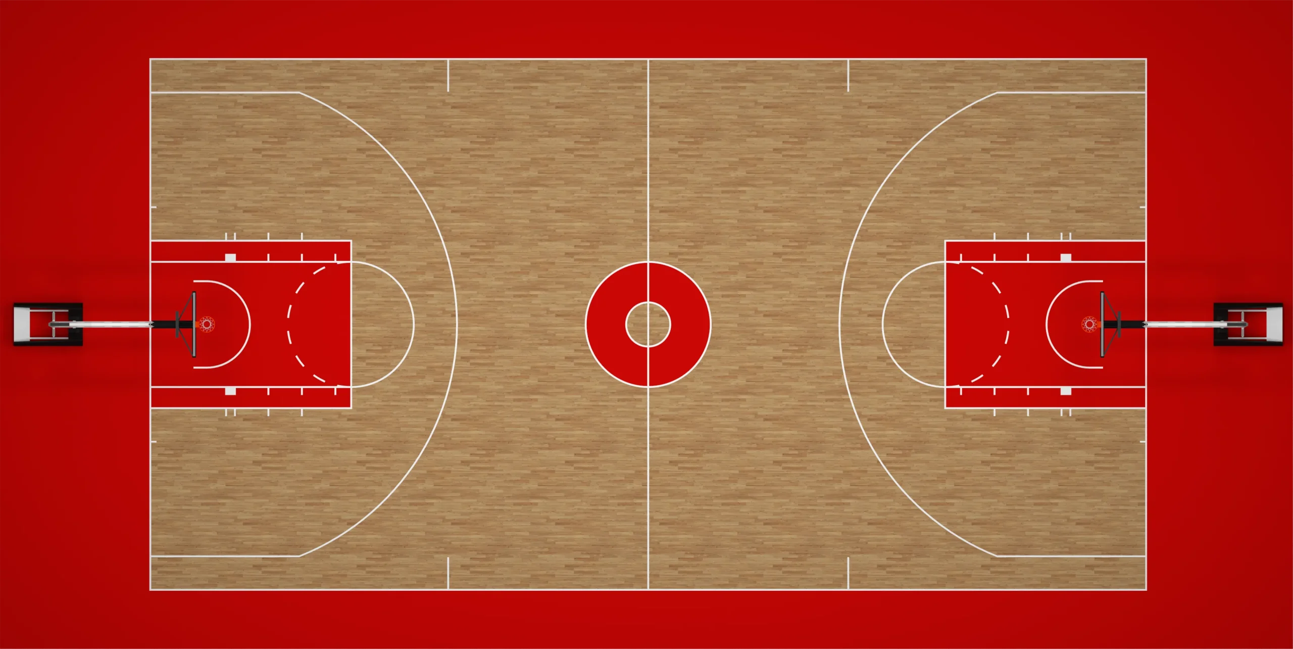NBA players on the court, one looking injured on the sideline