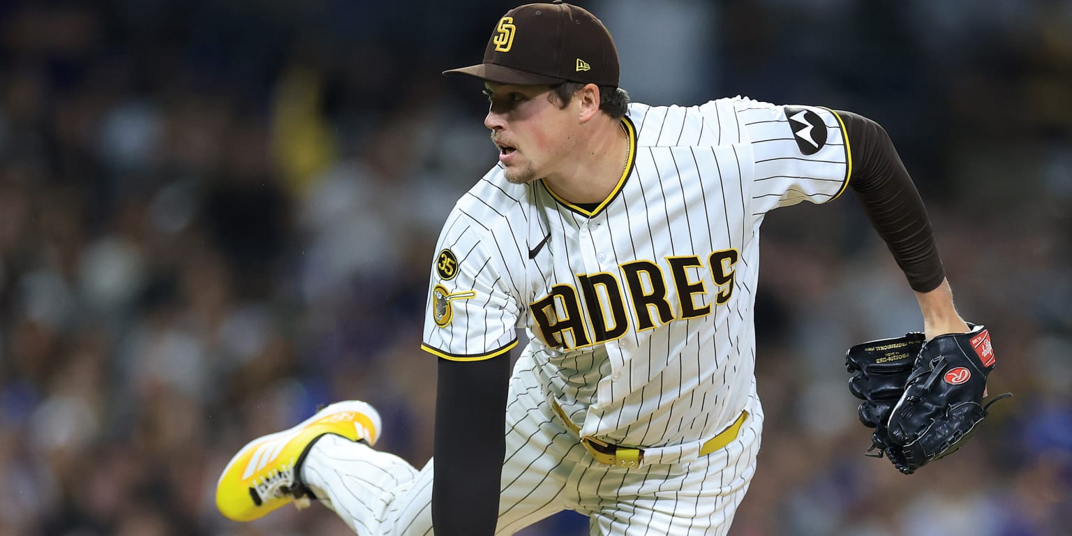 San Diego Padres closer Mason Miller on the mound during a game