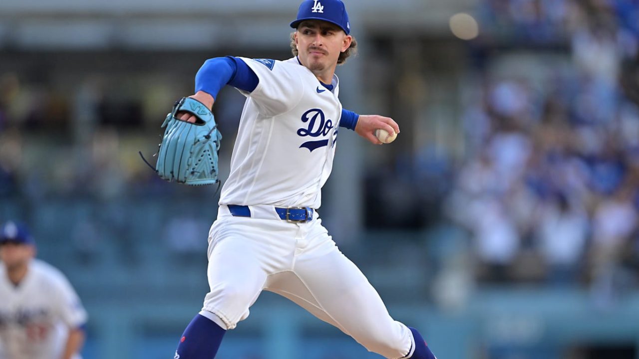 Wrobleski Dominates, Dodgers Crush Phillies with Four Home Runs
