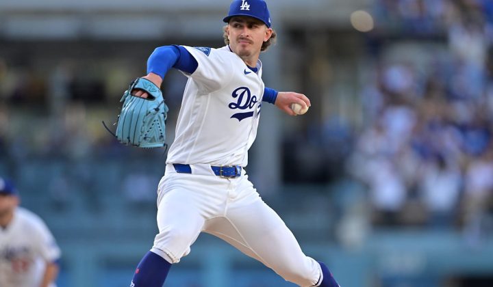 Wrobleski Dominates, Dodgers Crush Phillies with Four Home Runs