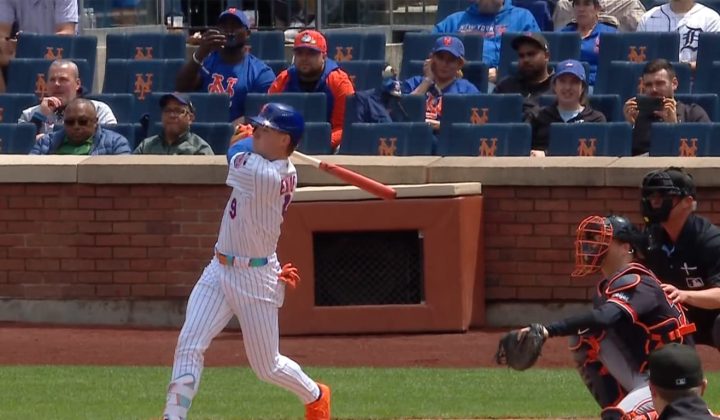 Mets’ A.J. Ewing Crushes First Career Home Run in Thrilling Performance