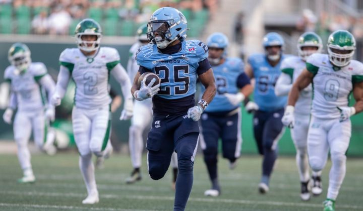 Argonauts Shock Reigning Grey Cup Champions Roughriders in High-Scoring Affair