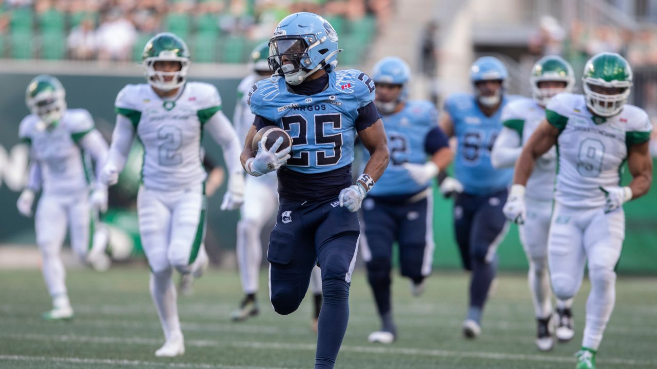 Argonauts Shock Reigning Grey Cup Champions Roughriders in High-Scoring Affair