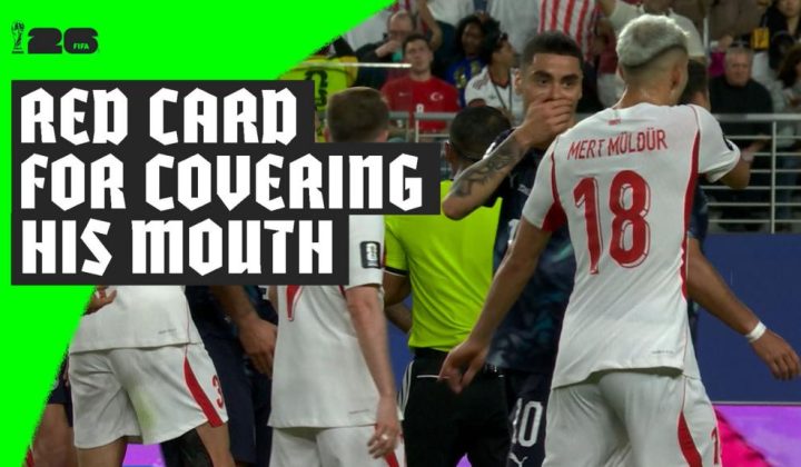 Miguel Almirón Sent Off for Covering Mouth Under New World Cup Rules