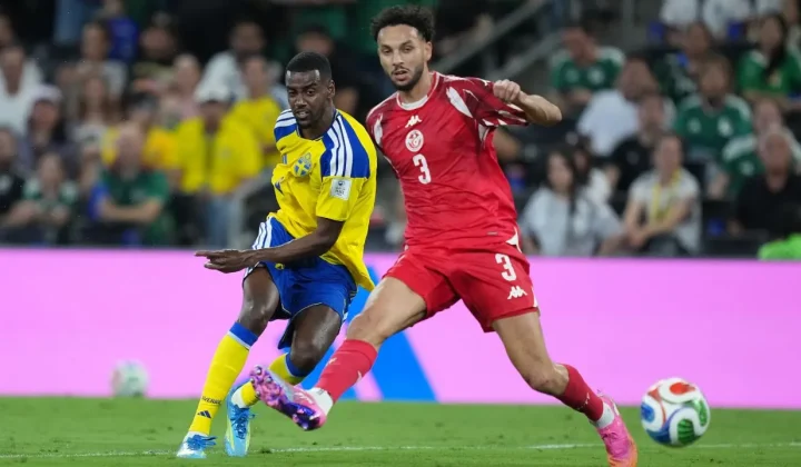 Sweden Dominates Tunisia 5-1 to Take Early Lead in World Cup Group F