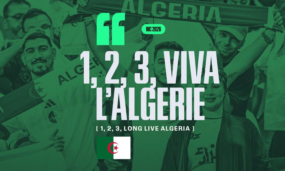 ‘1, 2, 3, viva l’Algerie’: A Chant of Independence and Enduring Football Passion