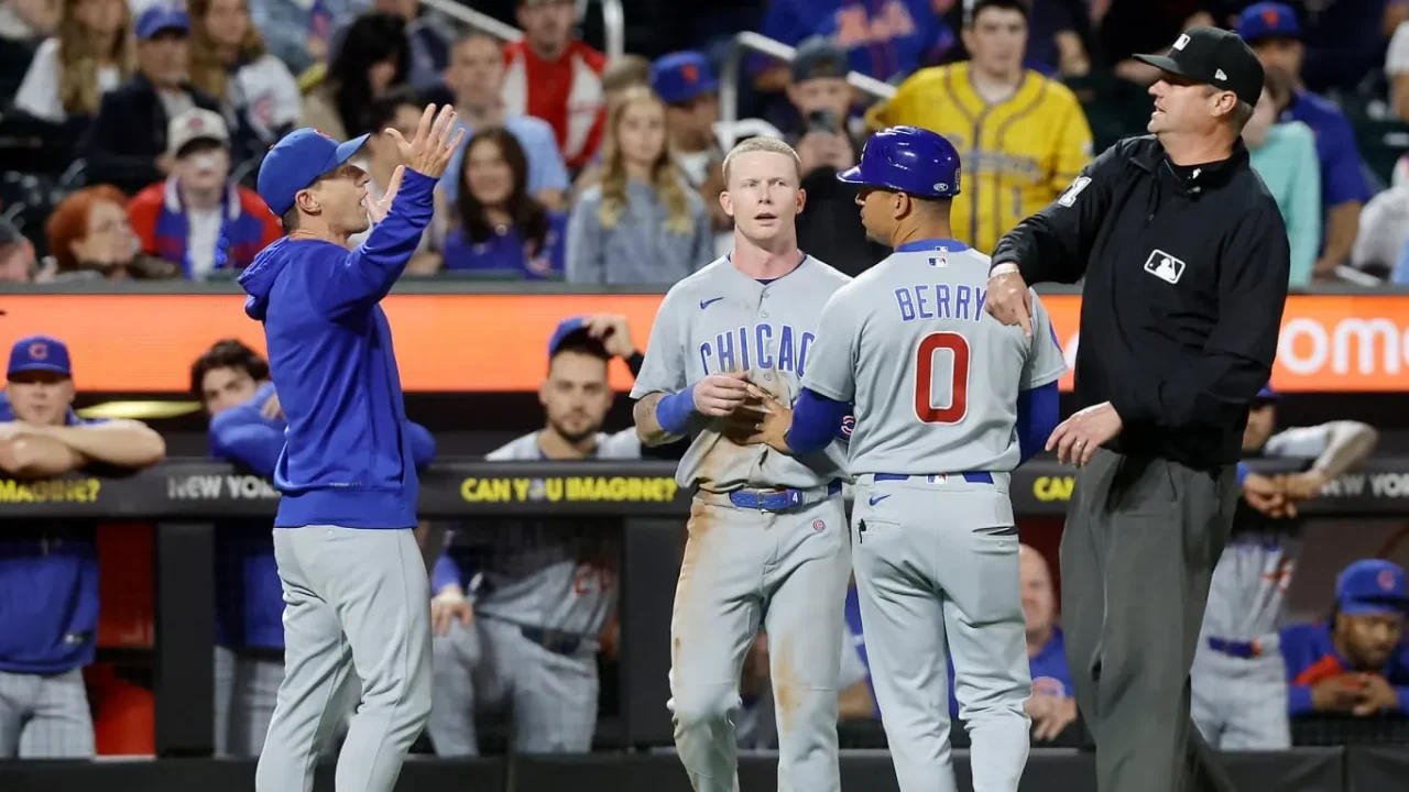 Cubs Manager Craig Counsell Ejected After Heated Stolen Base Call Debate