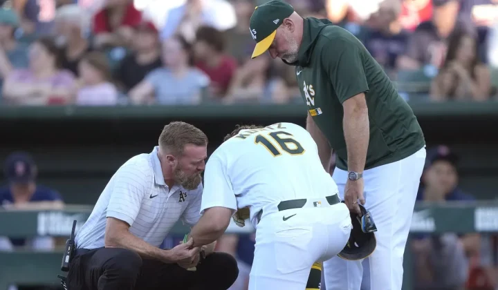 Nick Kurtz Leaves Game With Forearm Contusion, Set for MRI on Thursday