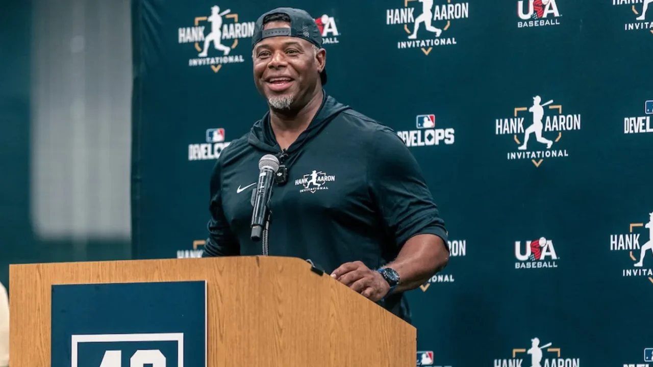 Griffey Shares Wisdom, Mentorship at Hank Aaron Invitational in Vero Beach