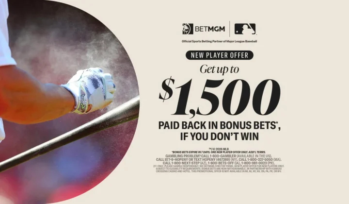 BetMGM bonus code CBSSPORTS returns with up to $1,500 in bonus bets for Monday MLB slate
