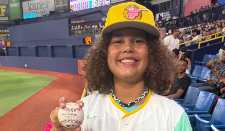 12-Year-Old in Tatis Jersey Snags Home Run, Earns Fist Bump from Padres Star