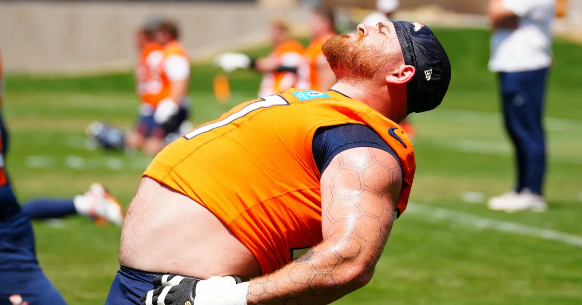 Broncos Guard Quinn Meinerz Gets Drug Test Call After Throwing Aaron Donald to the Turf