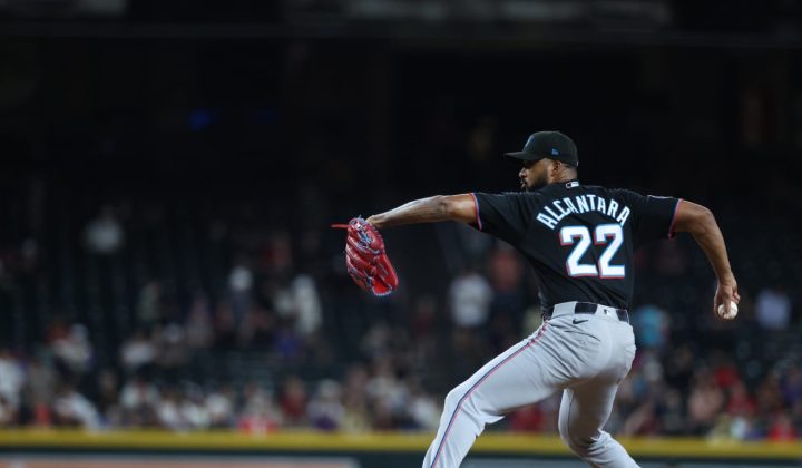 Sandy Alcantara Records First Career Save in Marlins Bullpen Appearance