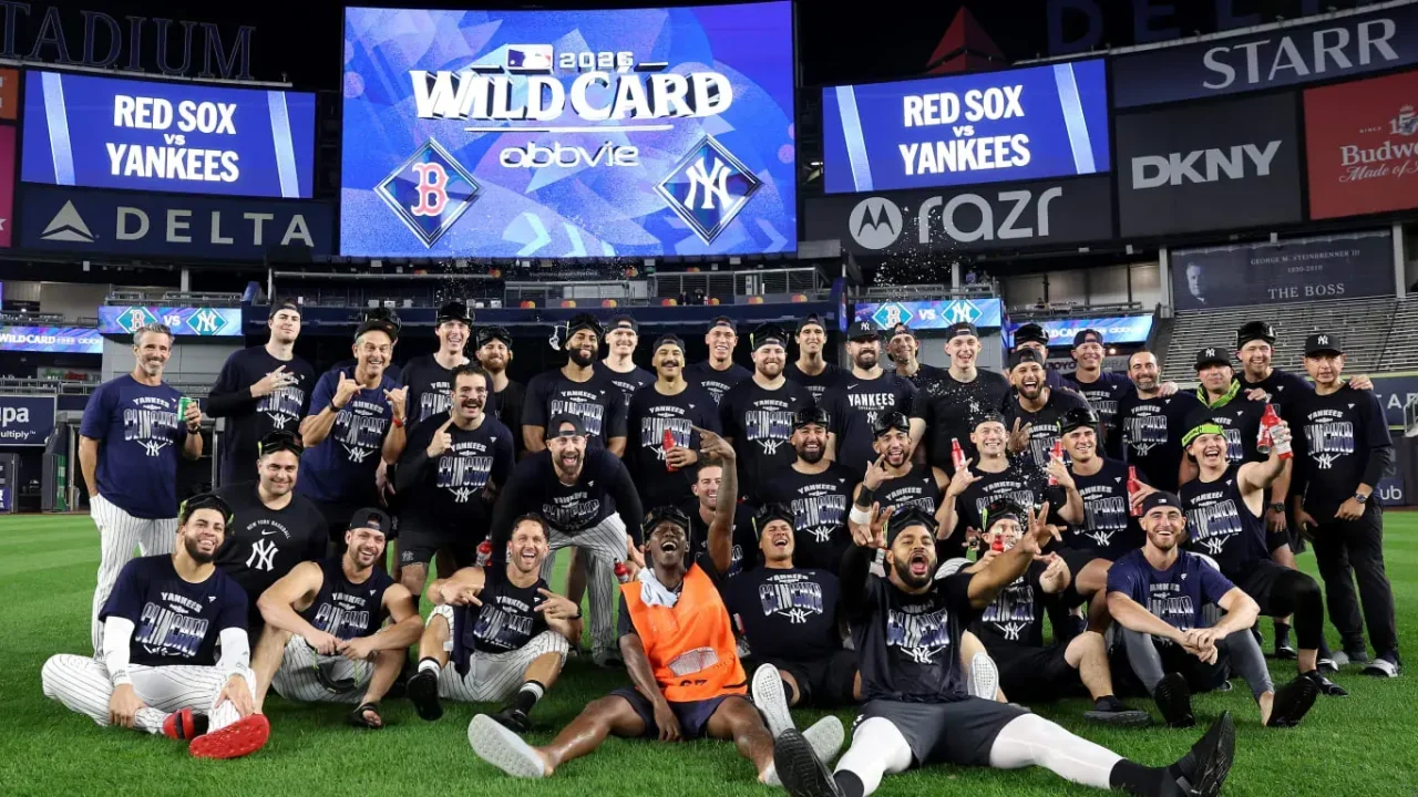 Yankees Sweep Red Sox in AL Wild Card Series, Advance to Face Rays in ALDS
